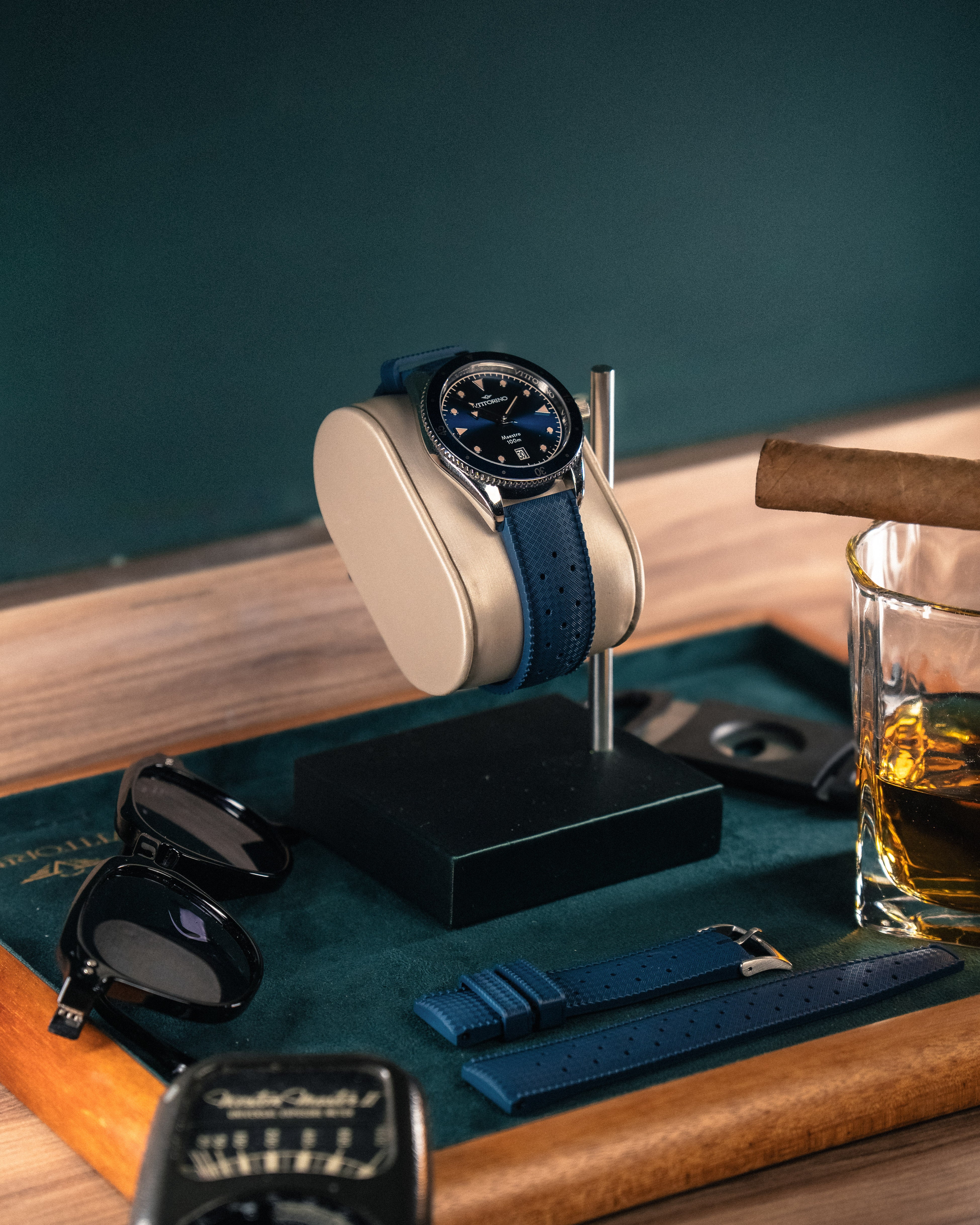 Pulseira de Silicone Azul