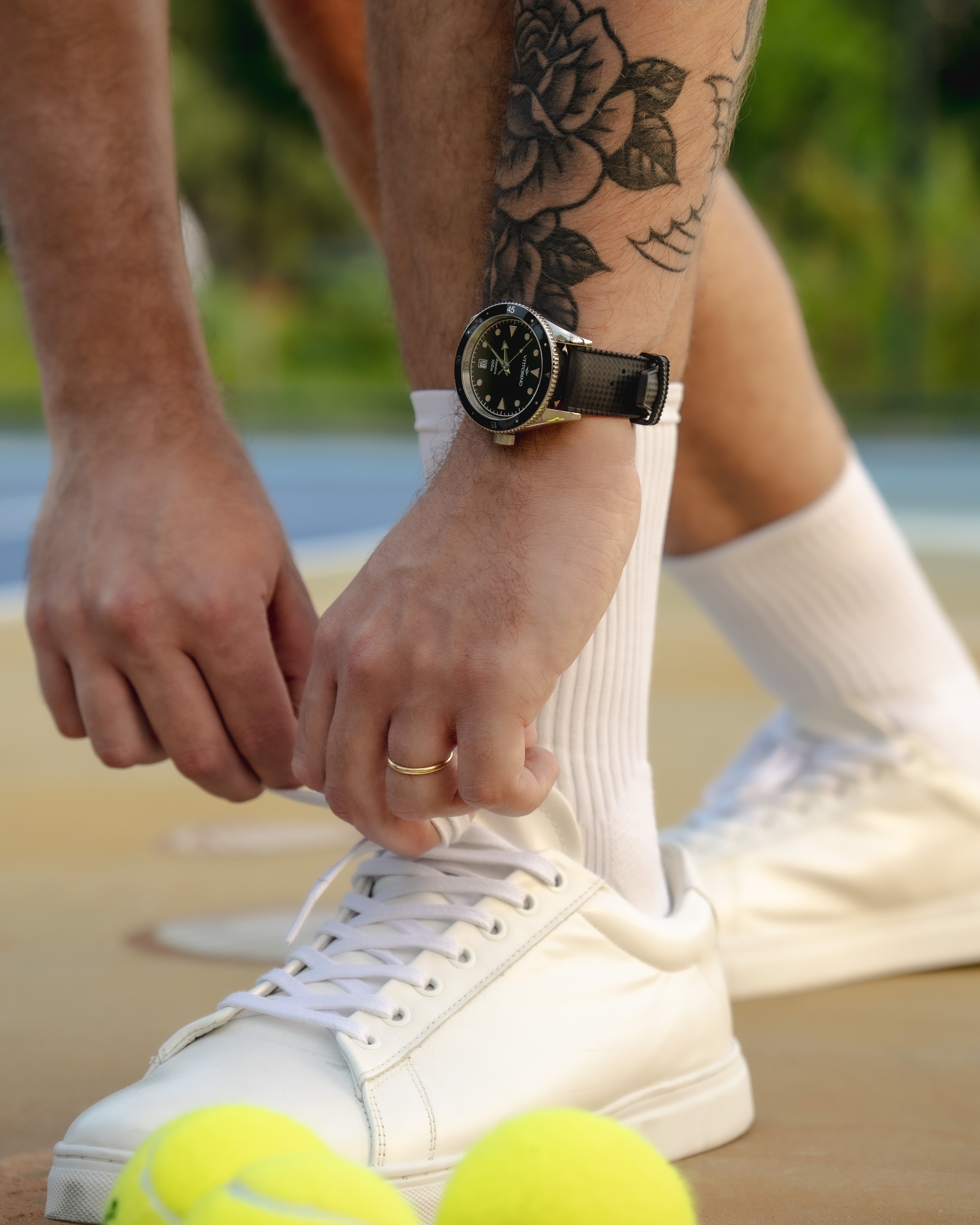 Pulseira de Silicone Preta