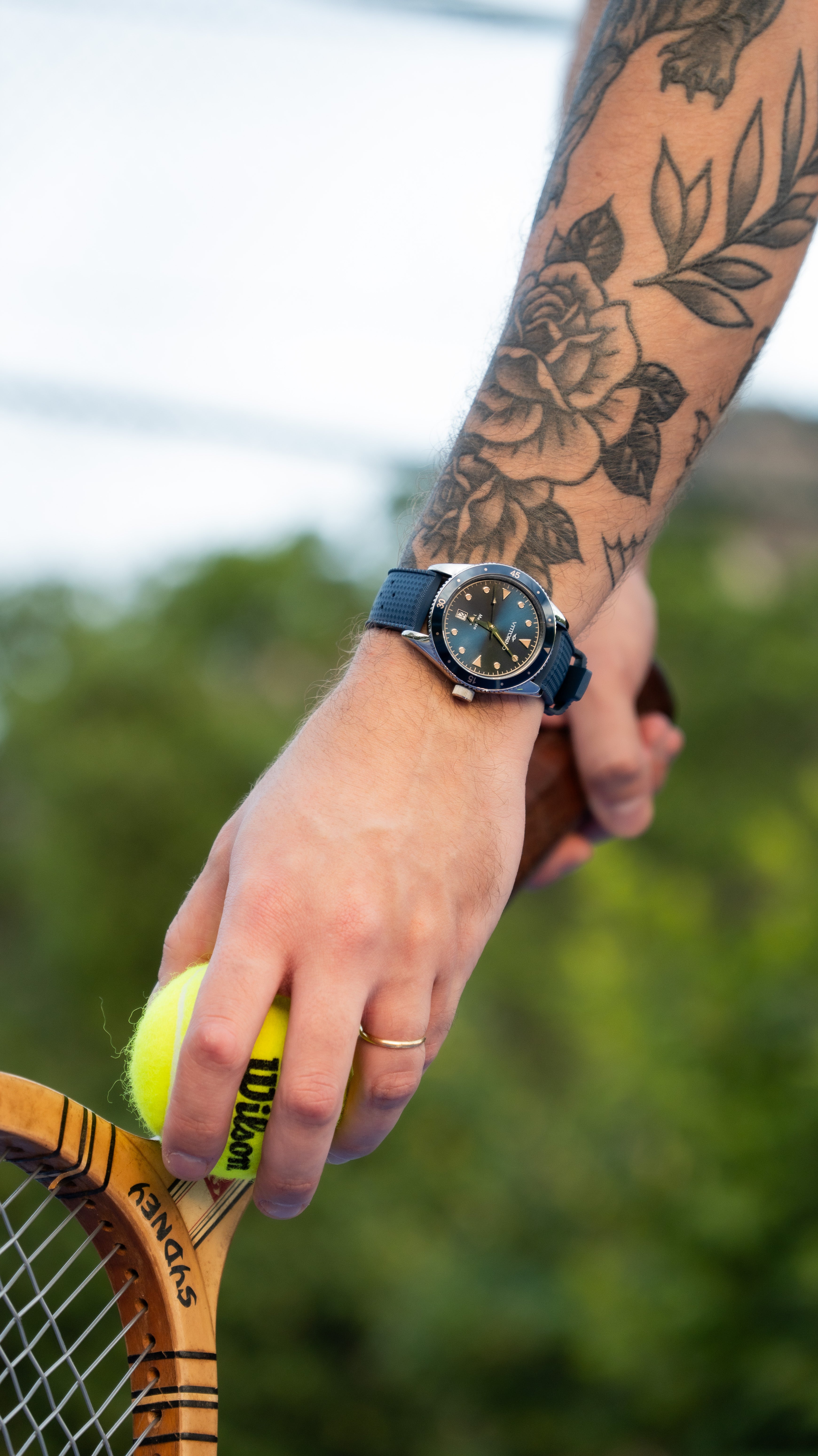 Pulseira de Silicone Azul